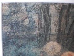 Theophile Steinlen Original Pastel Painting Signed Art Nouveau Children