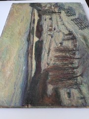 LENNART FOLIN (1913-1977) SWEDISH CANADIAN IMPRESSIONIST LANDSCAPE OIL PAINTING