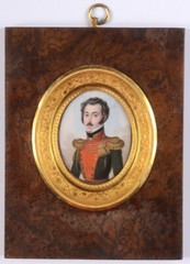 Adalbert Suchy (ca.1783-1849) „Baron Karl von Simbschen“, fine miniature, 1818