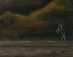 Pair 1940 Gaucho Oil Paintings Signed W.A. O’Neill After Florencio Molina Campos