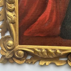 ANTIQUE OLD MASTER PAINTING RELIGIOUS ICON PORTRAIT 18TH CENTURY OR OLDER RELIC