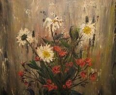 Christian Schneider PARIS SCHOOL MODERNIST ‚Flowers in a Teapot Vase‘ PAINTING