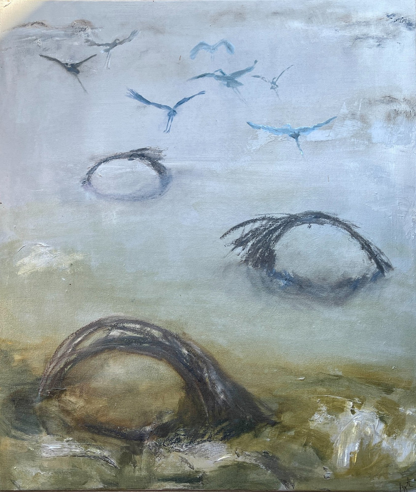 Jazz Morgan, “Lake of the Floating Moons,” magnificent original painting.