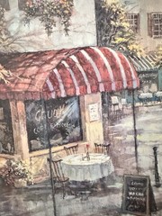 Unique Beautiful Set Of 2 Ruane Manning On Wood Paintings. 36.5 X 30.5 X 1 In.