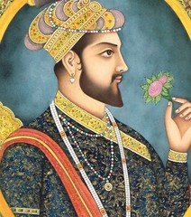 Painting Of Mughal Emperor Shahjahan Rare Mughal Art Painting 10×13 Inches