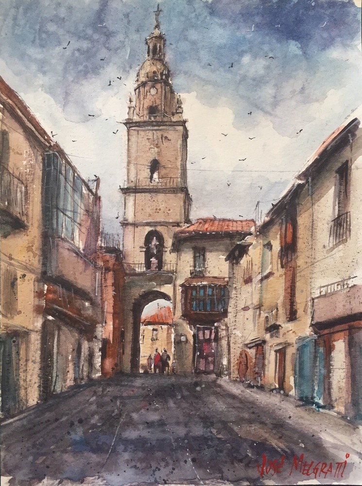 Original Painting in Watercolor „Toro, Spain“ 9″ x 12″ NOT A PRINT