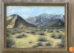 Victoria Emerle Antique 1920’s 1930’s Plein Air Desert Landscape AS-IS Painting