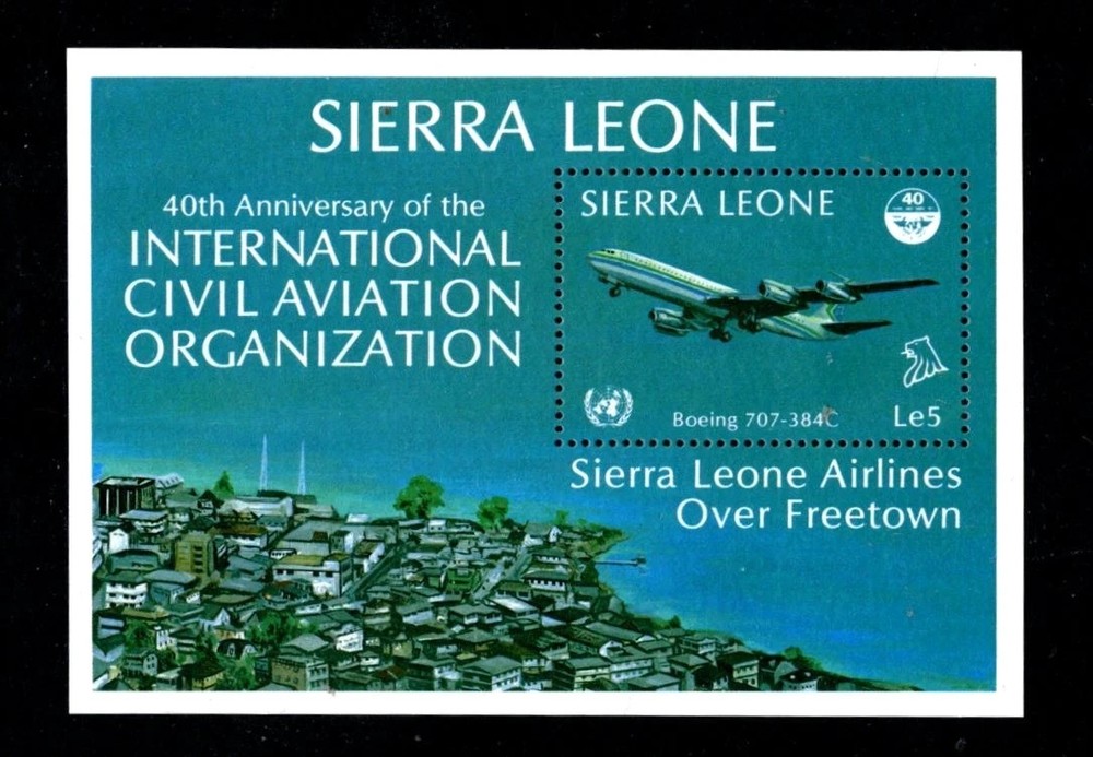 Sierra Leone, 1985 Aviation, Plane MNH