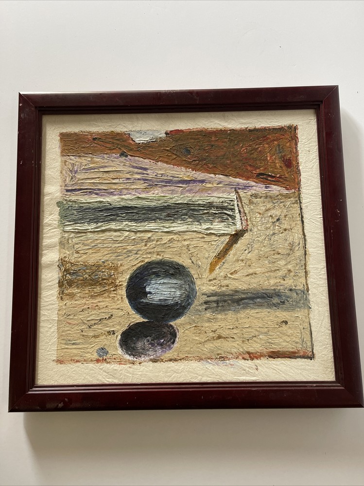 Painting Abstract Expressionism Modernism Anthony E Costa Vintage Listed India