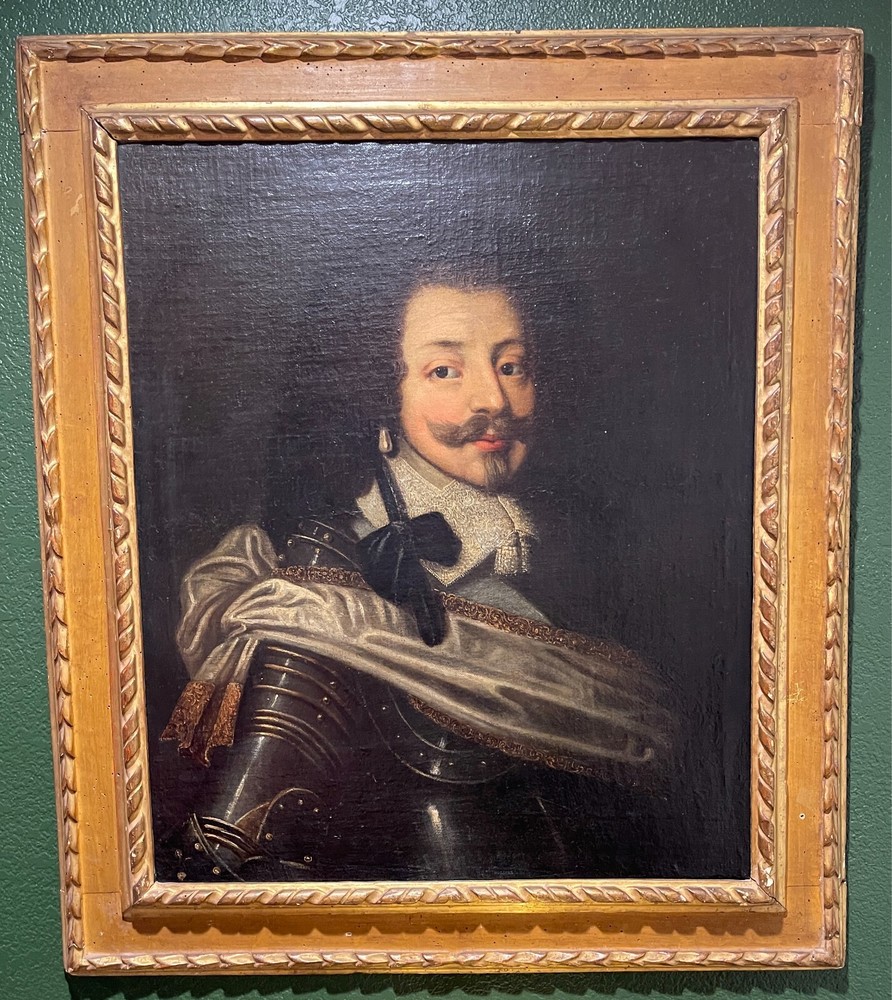 17th C. Italian Oil Portrait Painting Francesco D’Este Duke of Modena Old Master