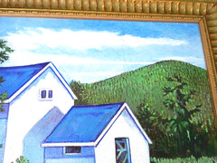 M I CRAGO Painting ART PICTURE BLUE HOME 8″ x 10″ on Canvas Board KATE & DAVES
