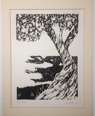 The Tree By Helen Jean Eaton Vintage 1991 Signed Drawing Quincy Illinois Artist