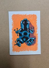 ACEO Art Card Original Abstract 2.5×3.5 Signed Painting OOAK Collectible