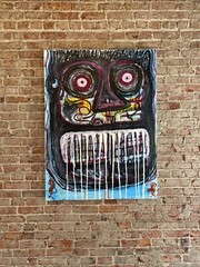 original edú 1990 hand-painted Entitled “Rico Paraíso”