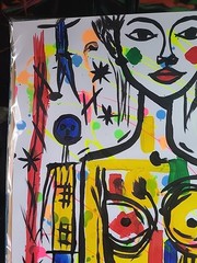 Original Art 12×16 Figurative Abstract Expressionist on Gallery Paper