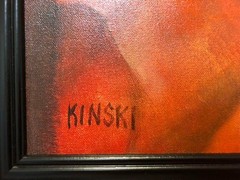 Henryk Kinski Oil Painting Signed on Canvas 25.5×22 in Contemporary Art Rare