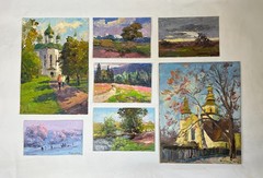 Wholesale lot of 5 original oil paintings, Bulk Order Discounts, Lot of Painting