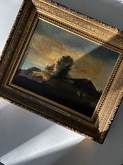 Signed John Joseph Enneking 1841-1916 Maine Hudson River Landscape Painting