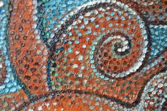 Original oil painting „Octopus“. The painting was created by a Ukrainian artist