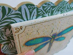 Dragonfly hand Painted on hardboard Original Art by Rain Crow