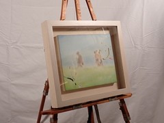 [Old Paper] Yohei Sugita „work?“ (2005) Original Mixed Media on Canvas -2005