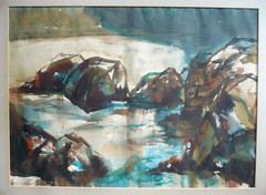 TOBY SARICH, IMPRESSIONIST COAST COASTAL SEASCAPE IMPRESSIONISM MODERN CALIF CA