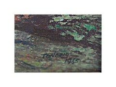 Federico Tenorio Guevara „Green Path“ Oil on Canvas,