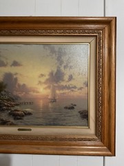 Thomas Kinkade Limited Edition Canvas The Sea of Tranquility 36x 28”