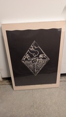 Vintage Contemporary 20th Century Signed And Numbered Geometric Motif Artwork