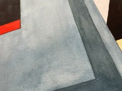 El Lissitzky watercolor on paper. Constructivism