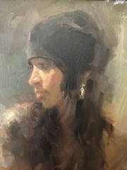 „Misty Mila“ Original Oil 16×20″ Painting by Aaron Coberly Seattle Artist