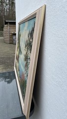 Impressionist Finca At Mediterranean Sailboats Amalfi Coast? Bay Naples Italy