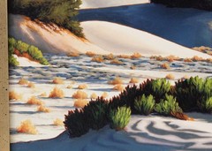 June Carey Large 20×30 Oil Painting California Desert Landscape Listed Artist