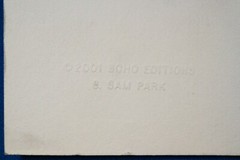 S. Sam Park „Arch de Cagnes“ Serigraph on White Coventry Paper AP & Signed