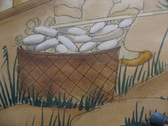 Vtg Frank Kriesche Jr. House of Baldwin Watercolor The Traders about 24″T x 18″W