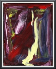 FINELLI ORIGINAL Acryllic Painting High Art Modern Collectible 11×14 COA G8I