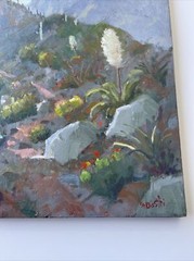 Silvio Silvestri PAINTING LANDSCAPE LISTED AMERICAN ARTIST Desert Arizona 24”