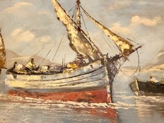 original oil paintings on canvas signed by Erich Zimmerman