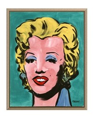 Atherton 11×14 Original Pop Art Acrylic Painting „Marilyn Monroe“ hand signed