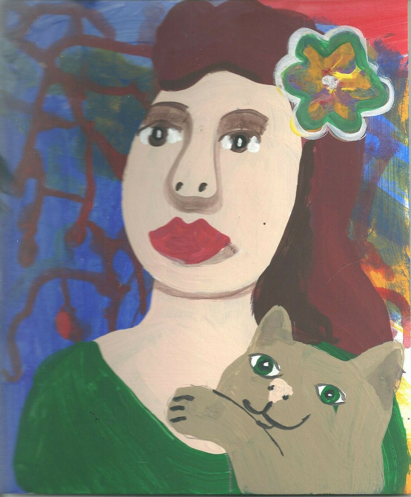 Sally with O’Malley by William Mayer new york surreal artisit