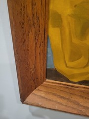 Vintage 1968 Still Life Oil Painting By Linda Kolar Framed Mid Century Art