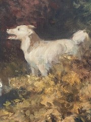 NANDOR VIDAY VIDAI BRENNER ROCOCO ROMANCE OIL PAINTING ART BLIND MAN’S BLUFF COA