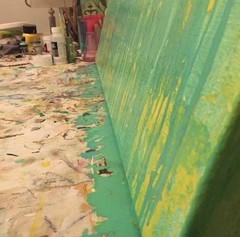 Original Abstract Expressionism 11×14 Bright Signed Unique Fine Art Monet Ins