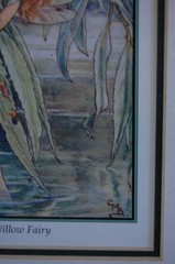 FRAMED VINTAGE 1990’S CICELY MARY BARKER FAIRY FLOWER SERIES: THE WILLOW FAIRY