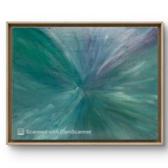 BLESSED#324 Abstract 11×14 Original Oil Canvas Board Colorful Art