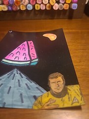 Original Star Trek Captain Kirk Fruit Space Moon Alien Abduction Spaceship Alien