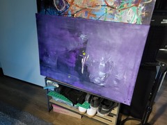 Professional Large Outsider Art Abstract Modern Contemporary Acrylic On Canvas