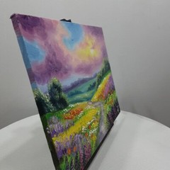 Original Hand Painted Landscape Summer Home Decor Wall Art Gift Ukrainian Artist
