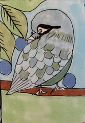 Hand-Painted Bird Illustration Painting on Paper/Board, Animals Nature Theme