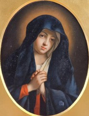 Portrait Study of Mary Magdelene Oil Painting c1880– 1900 After Guido Reni